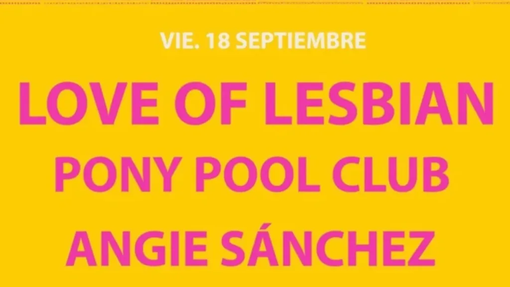 Love of Lesbian en el Pop CAAC 2026: una de sus últimas noches sobre un escenario