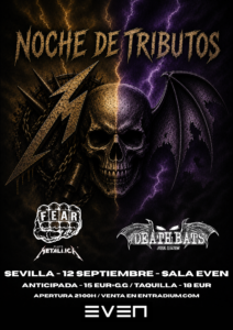 Deathbats (tributo a Avenged Sevenfold) y Fear (tributo a Metallica)