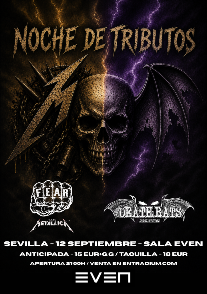 Deathbats (tributo a Avenged Sevenfold) y Fear en Sala Even