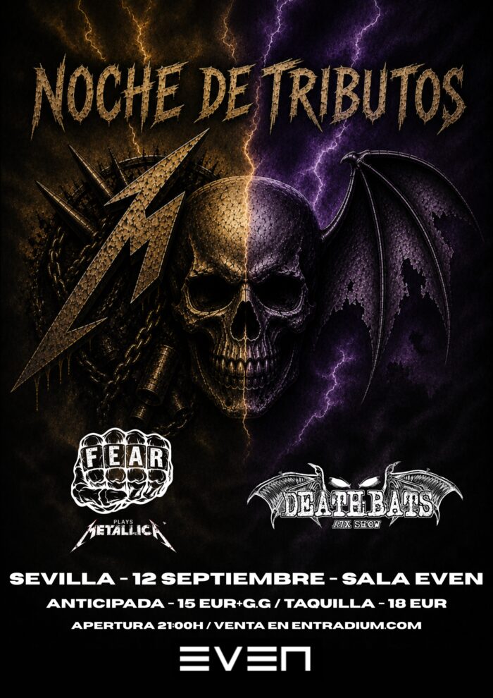 Deathbats (tributo a Avenged Sevenfold) y Fear (tributo a Metallica)