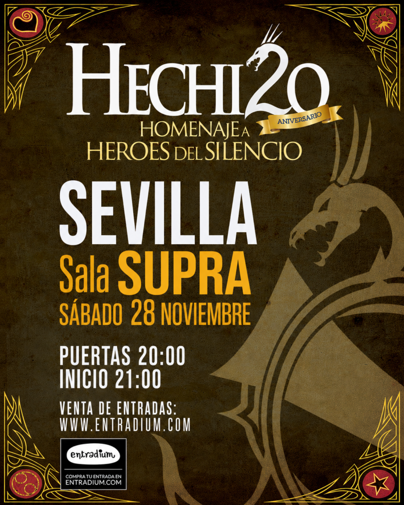 Hechizo, homenaje a Héroes del Silencio en Supra Music Hall