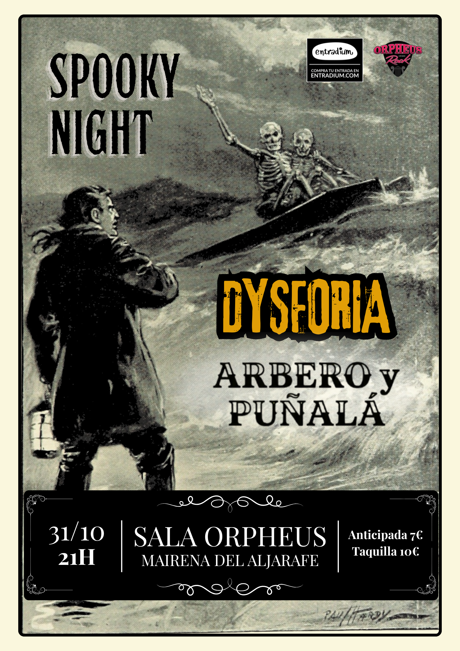 Spooky night en Sala Orpheus Rock