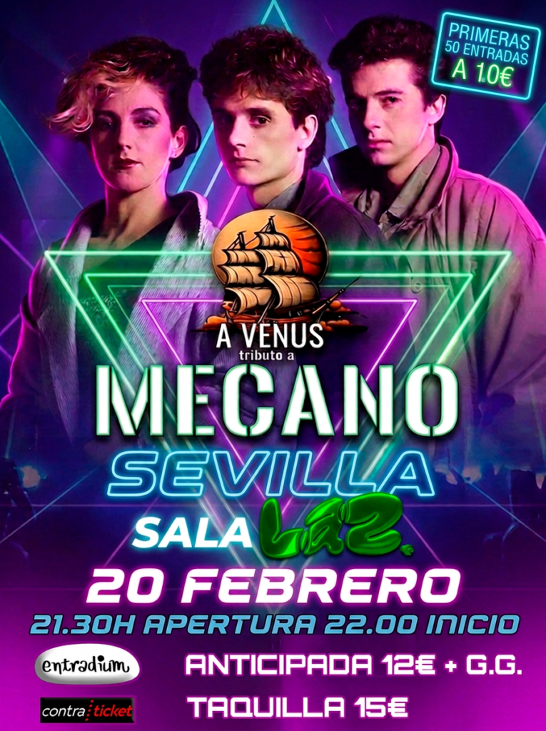 A VENUS – Tributo a Mecano en Sevilla