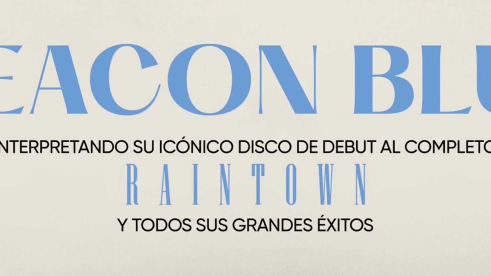 Deacon Blue en concierto: gira del 40 aniversario de Raintown, Sala Custom de Sevilla, 22 de septiembre de 2027