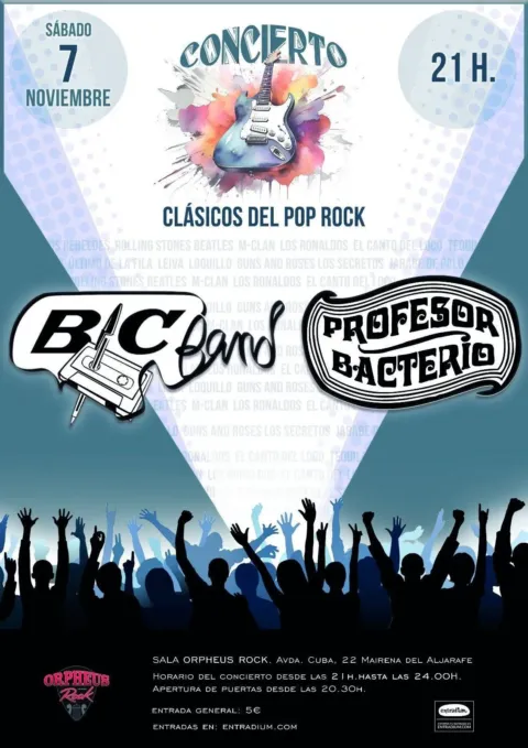 BIC Band + Profesor Bacterio - Clásicos del pop rock