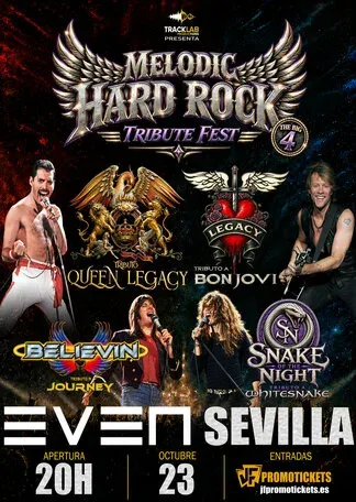 Melodic Hard Rock Tribute Fest – Bon Jovi, Queen, Whitesnake y Journey