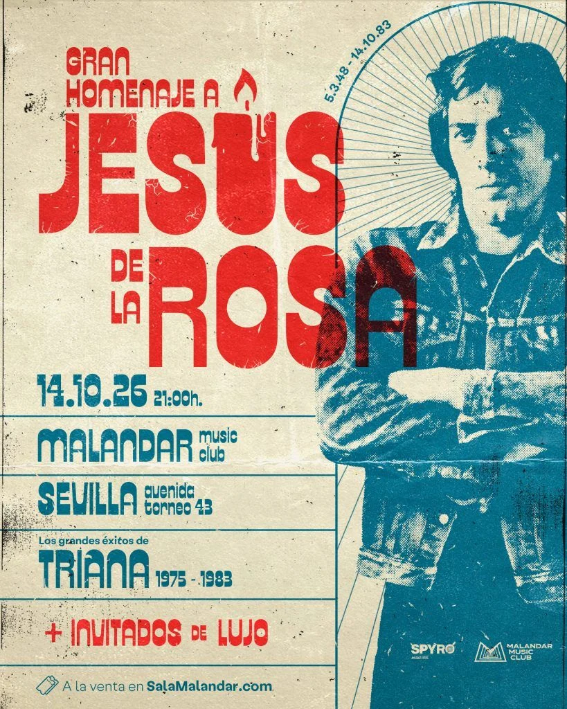Gran Homenaje a Jesús de la Rosa en Sala Malandar