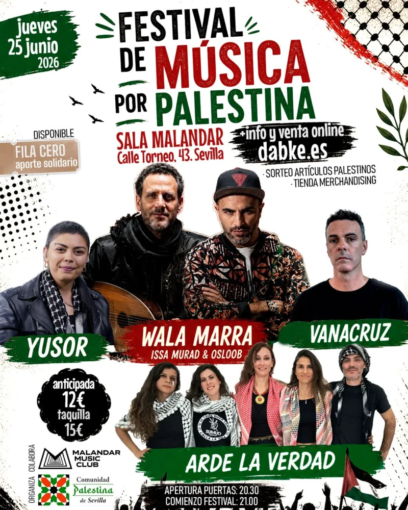 Festival de música por Palestina