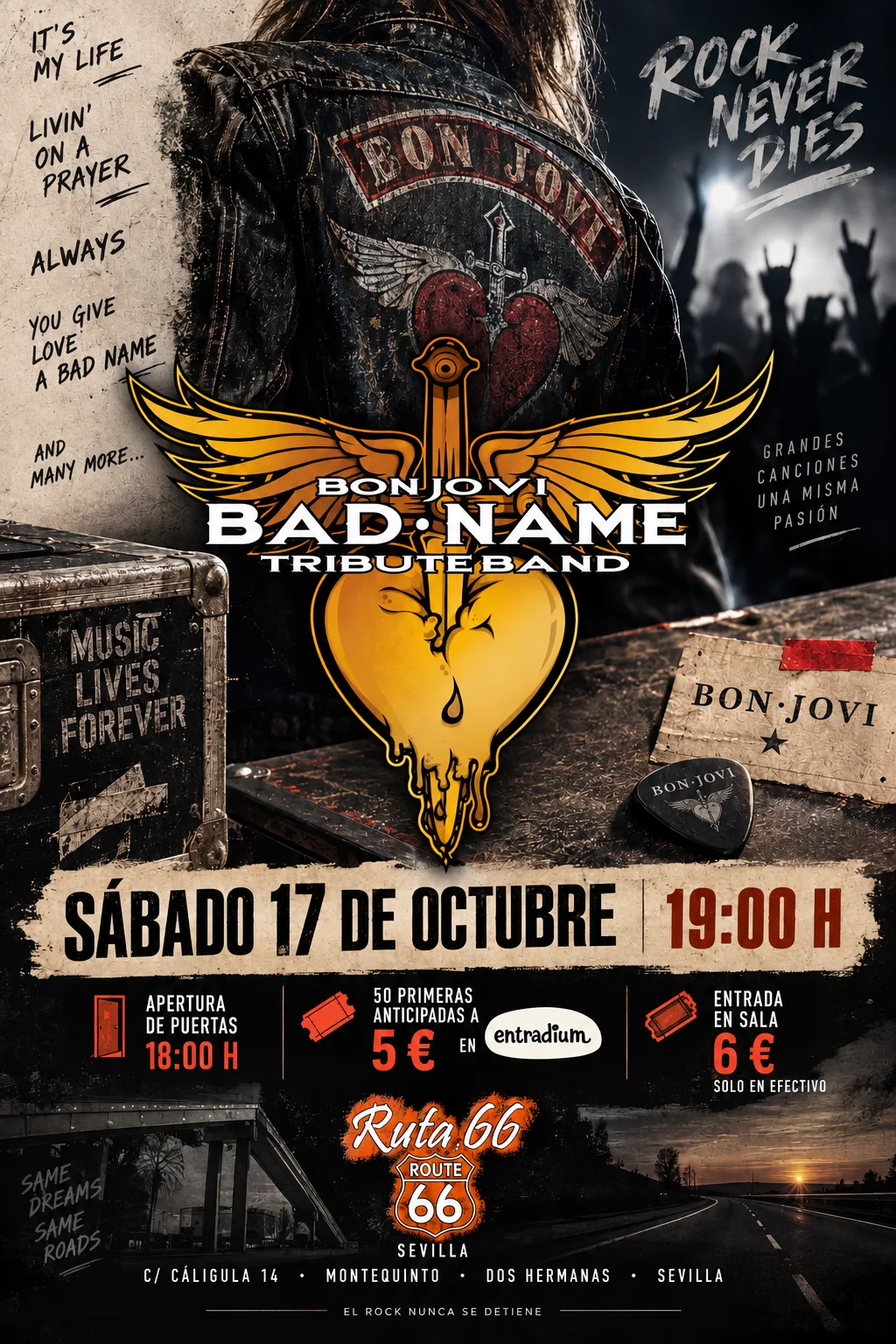 BAD NAME Tributo a Bon Jovi en Sevilla