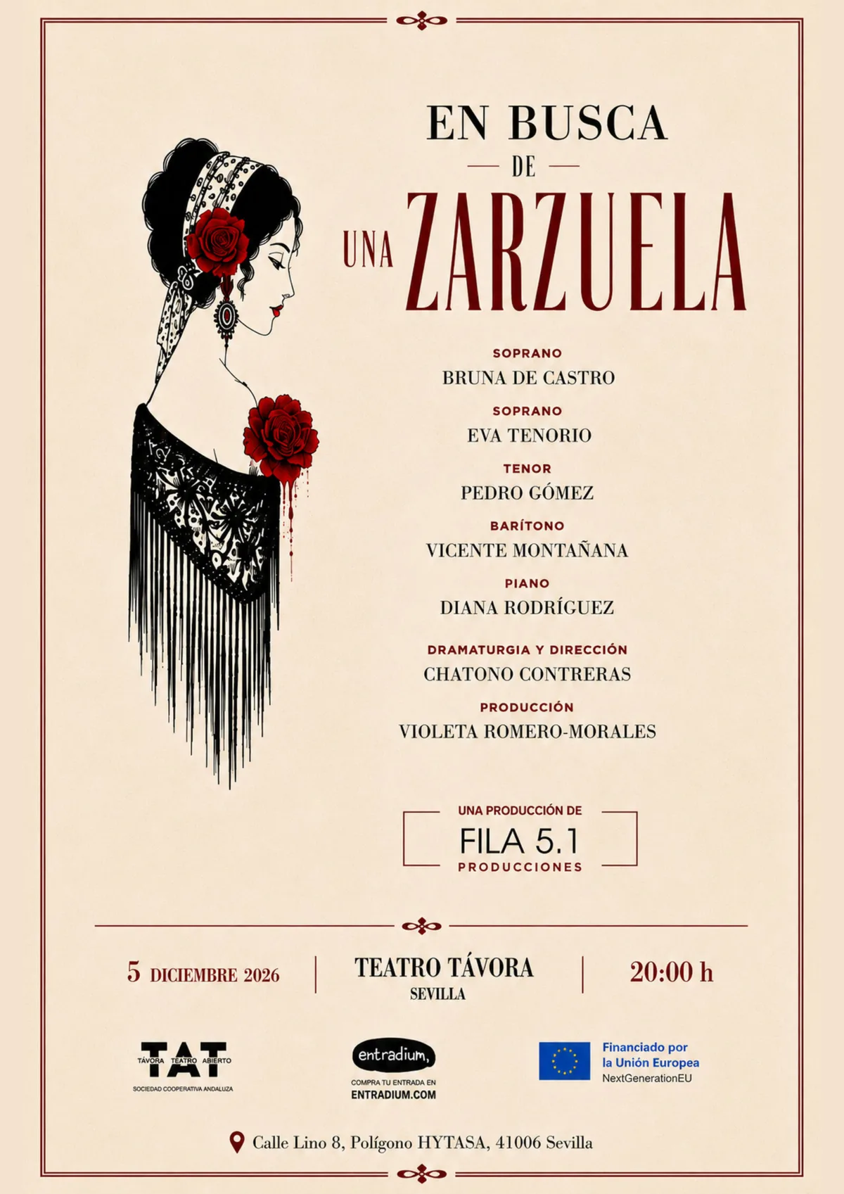 Buscando Una Zarzuela en TEATRO SALVADOR TAVORA (TEATRO TAVORA DE SEVILLA)