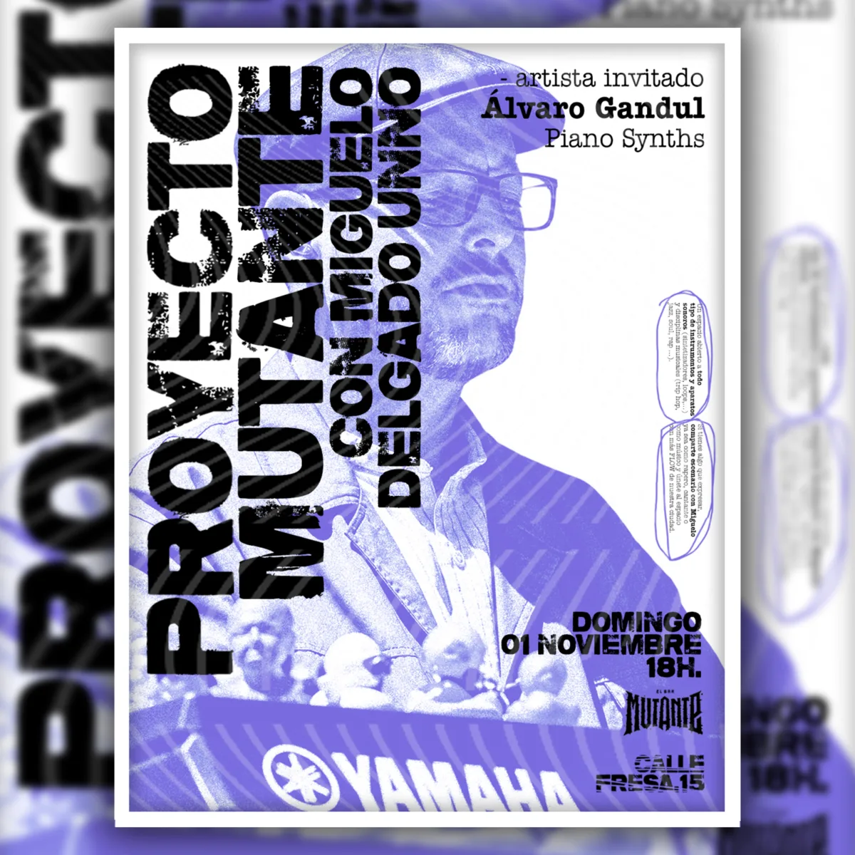 Proyecto Mutante con Álvaro Gandul en Bar Mutante
