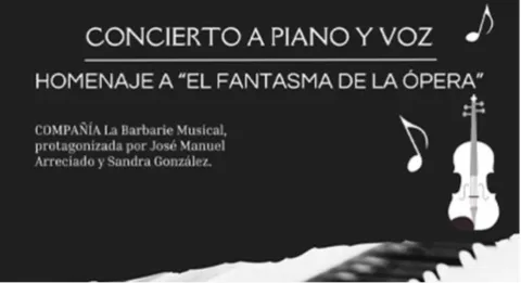 El Fantasma de la Ópera – Concierto a Piano y Voz
