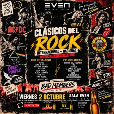 CLÁSICOS DEL ROCK · Internacional + Nacional